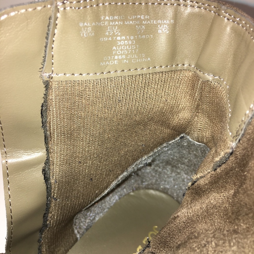 EUC brown booties with straps, buckles, and zips - Picture 8 of 8